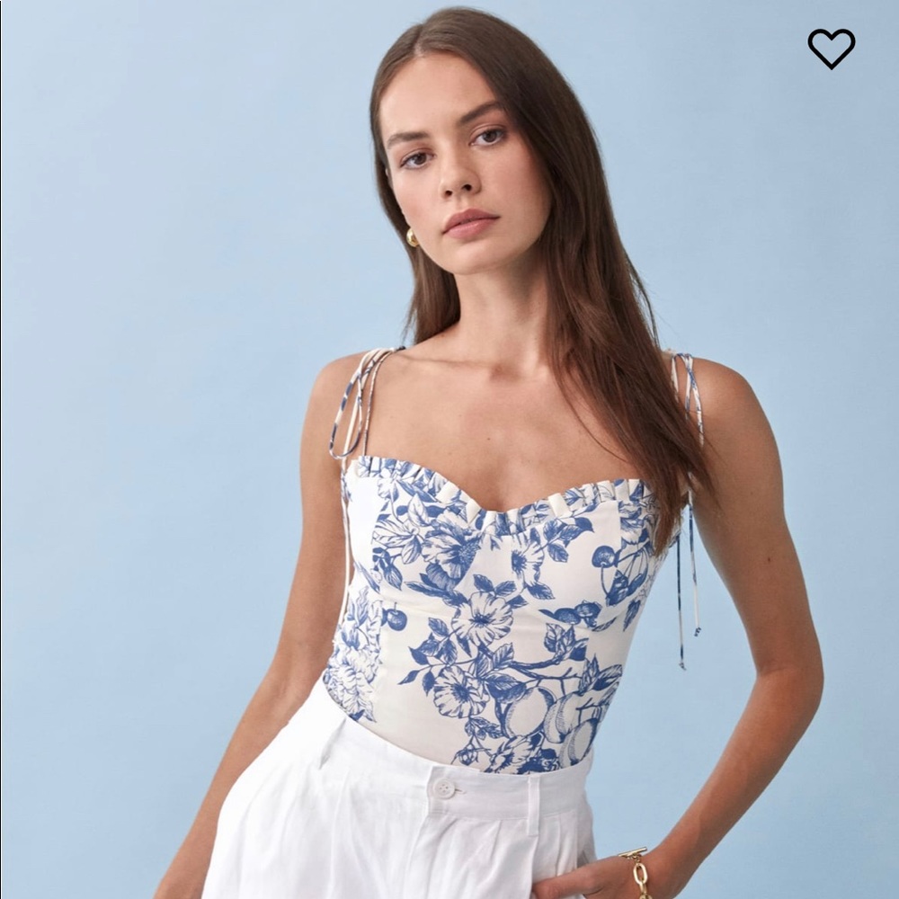 Floral Printed Reformation Top